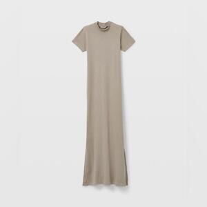 Club Monaco Tea Dyed Mockneck Rib Dress